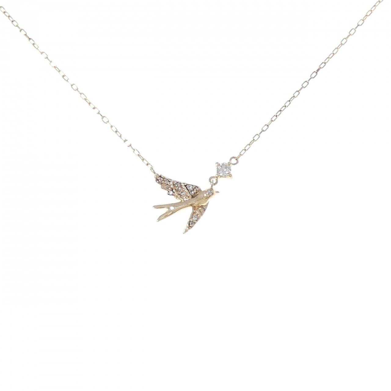 K10YG ダイヤモンド ネックレス 0.05CT