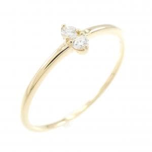 【リメイク】K18YG ダイヤモンド リング 0.06CT