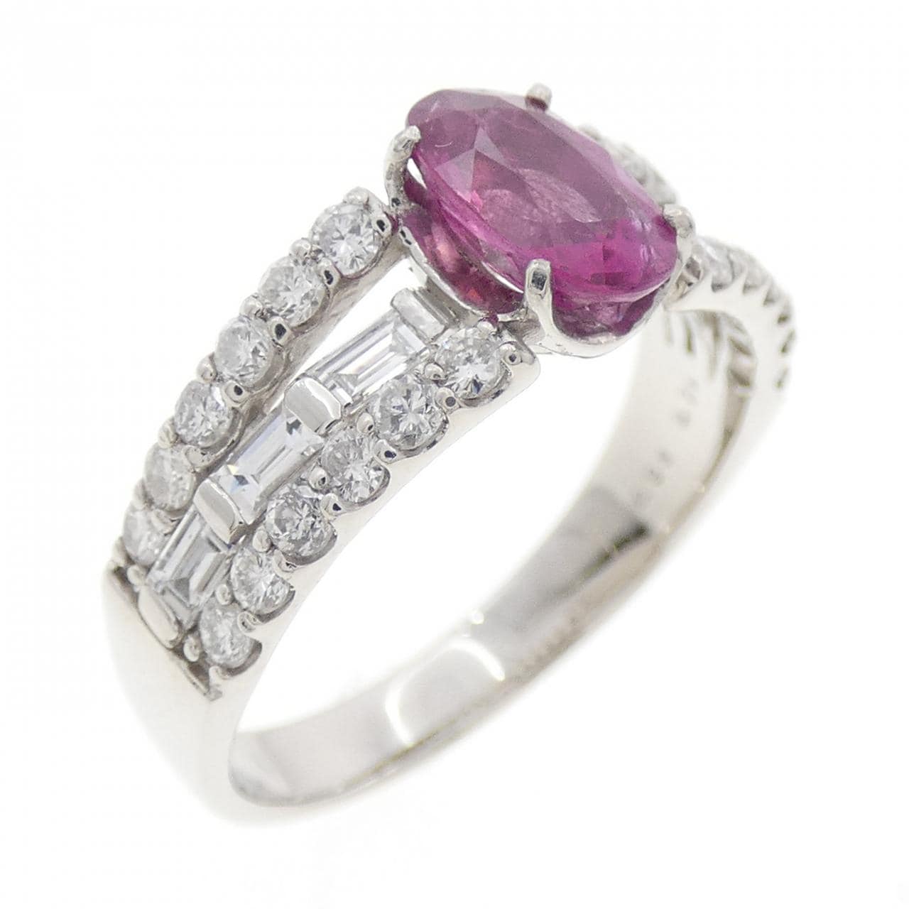 PT950 ルビー リング 0.98CT