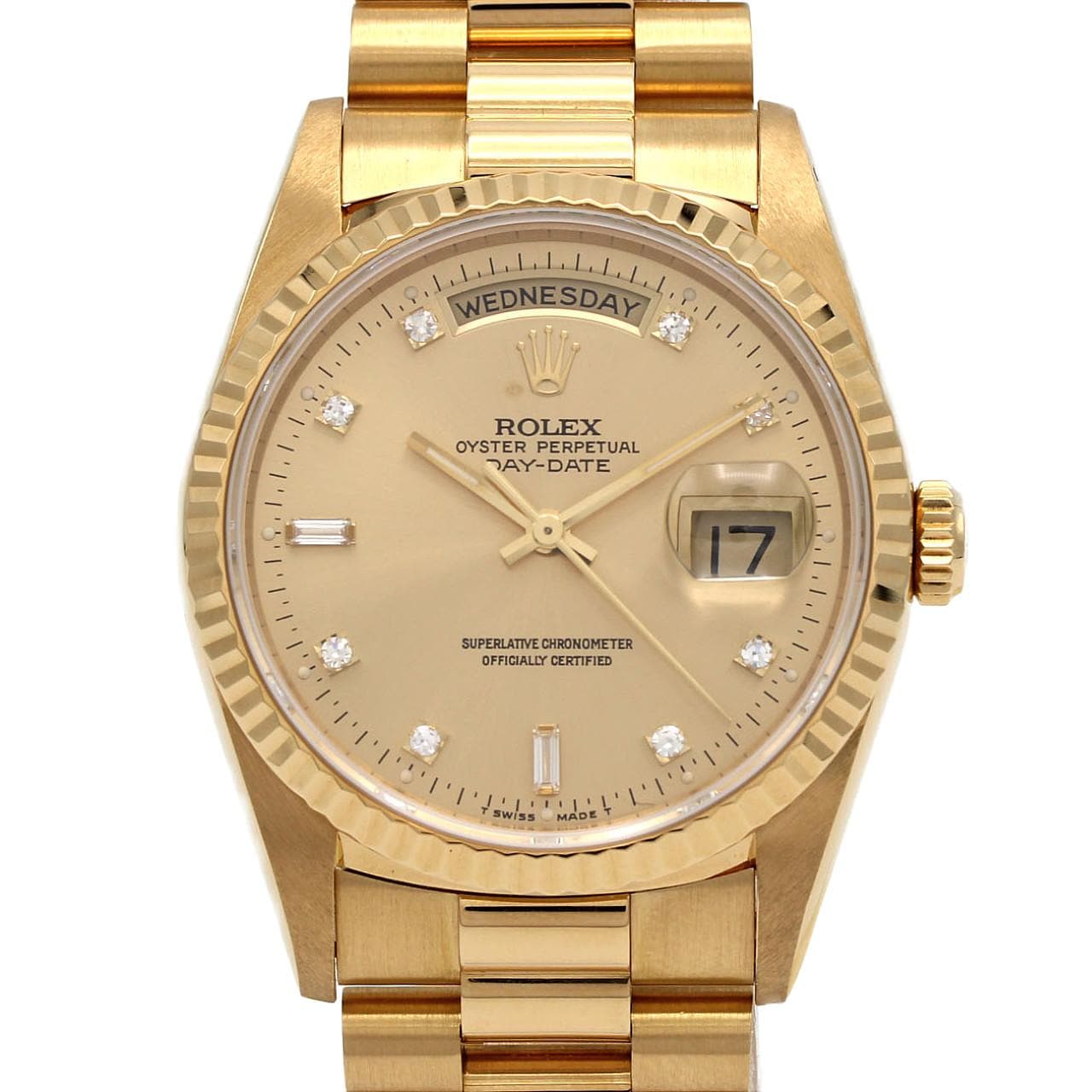 ロレックス デイデイト 18238A. YG 自動巻 S番