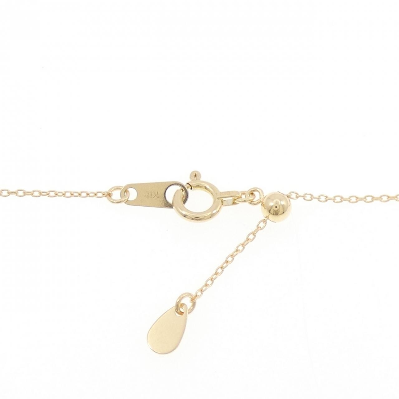 K18YG ダイヤモンド ネックレス 0.10CT