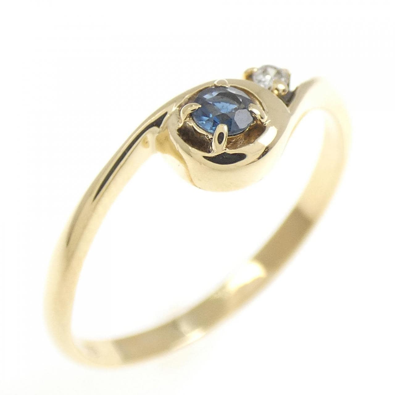 K18YG サファイヤ リング