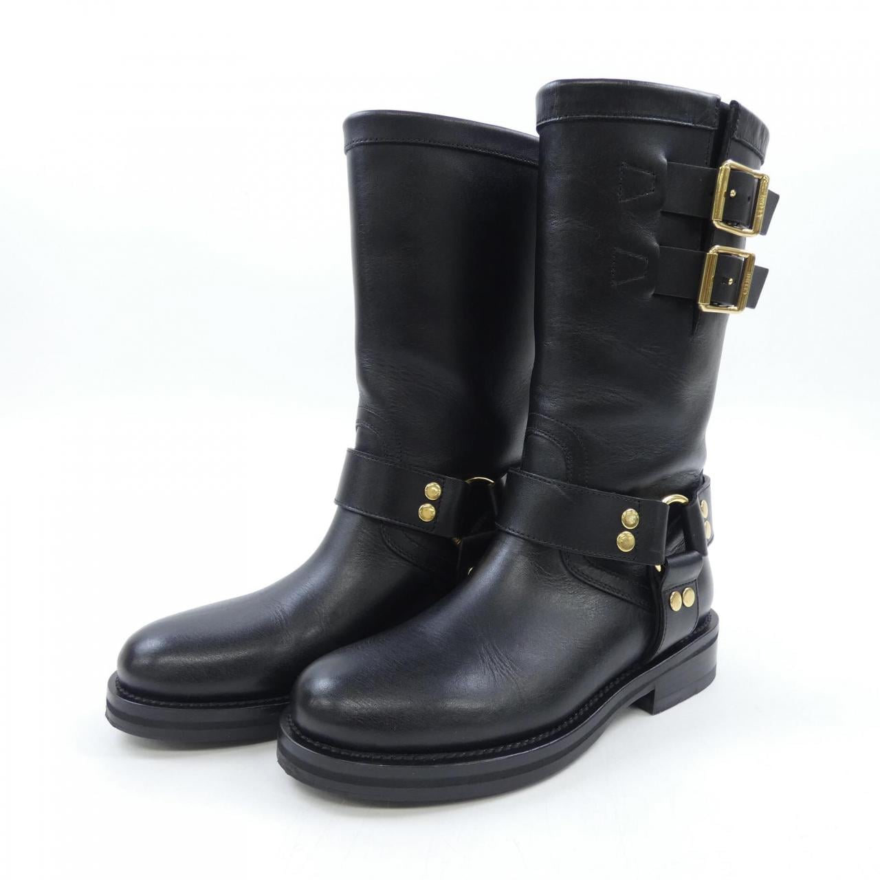 セリーヌ CELINE バイカーミッドブーツ トリオンフ TRIOMPH 354903882C ブーツ