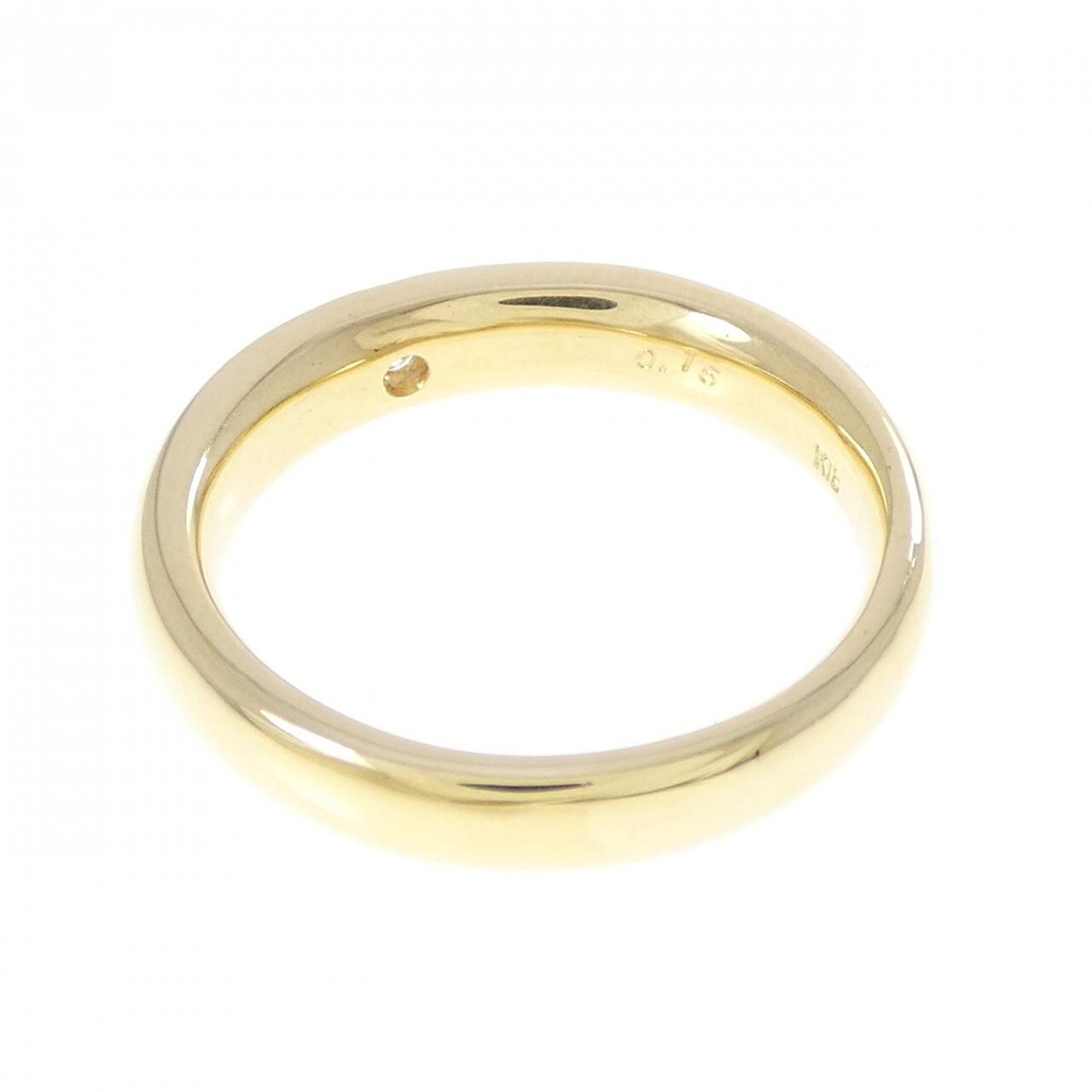 K18YG ダイヤモンド リング 0.15CT