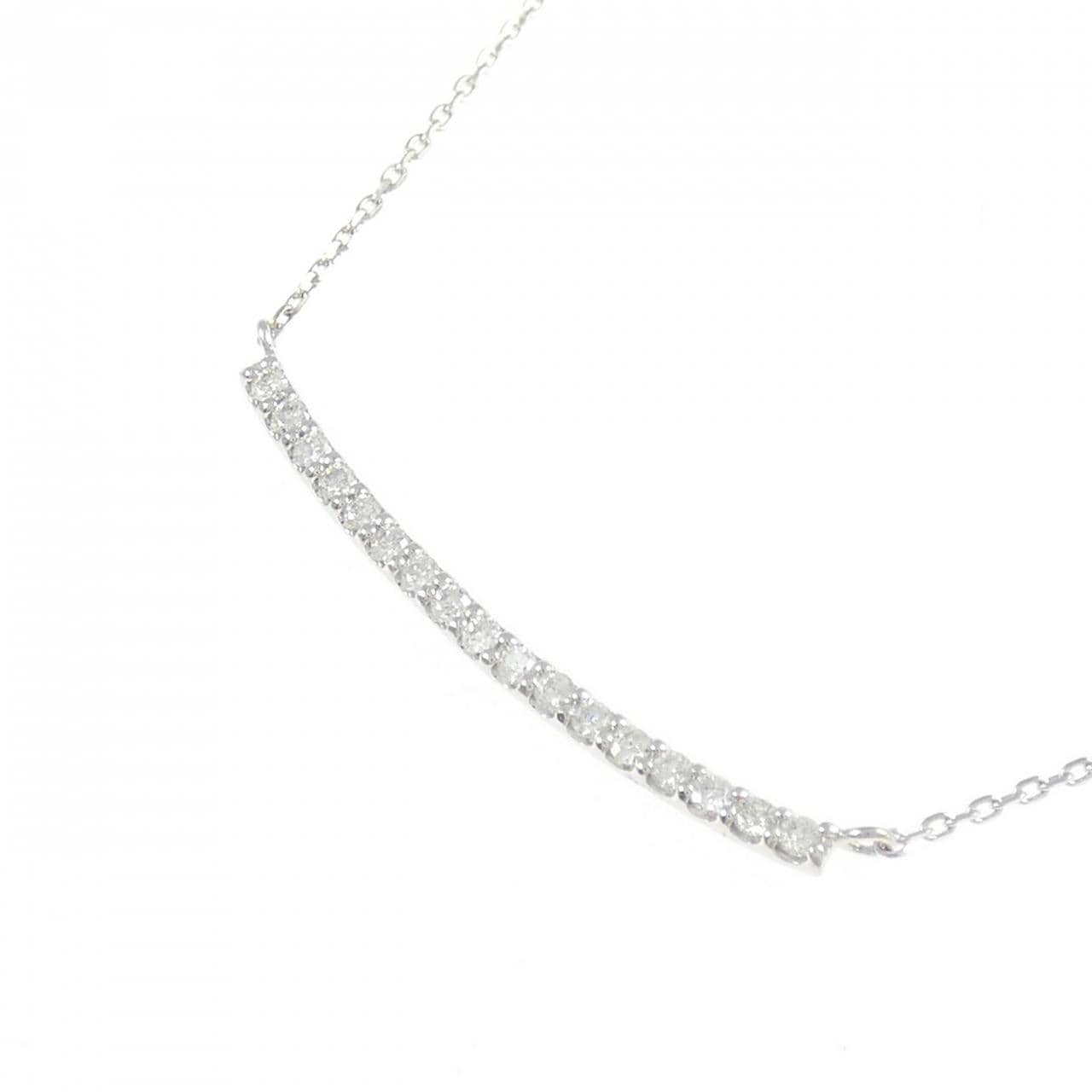 PT950/PT850 ダイヤモンド ネックレス 0.14CT