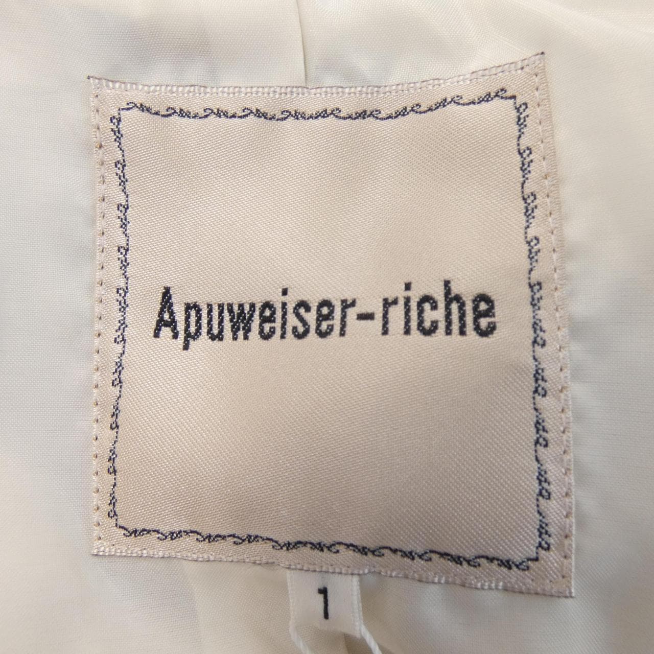 アプワイザーリッシェ Apuweiser-riche ジャケット