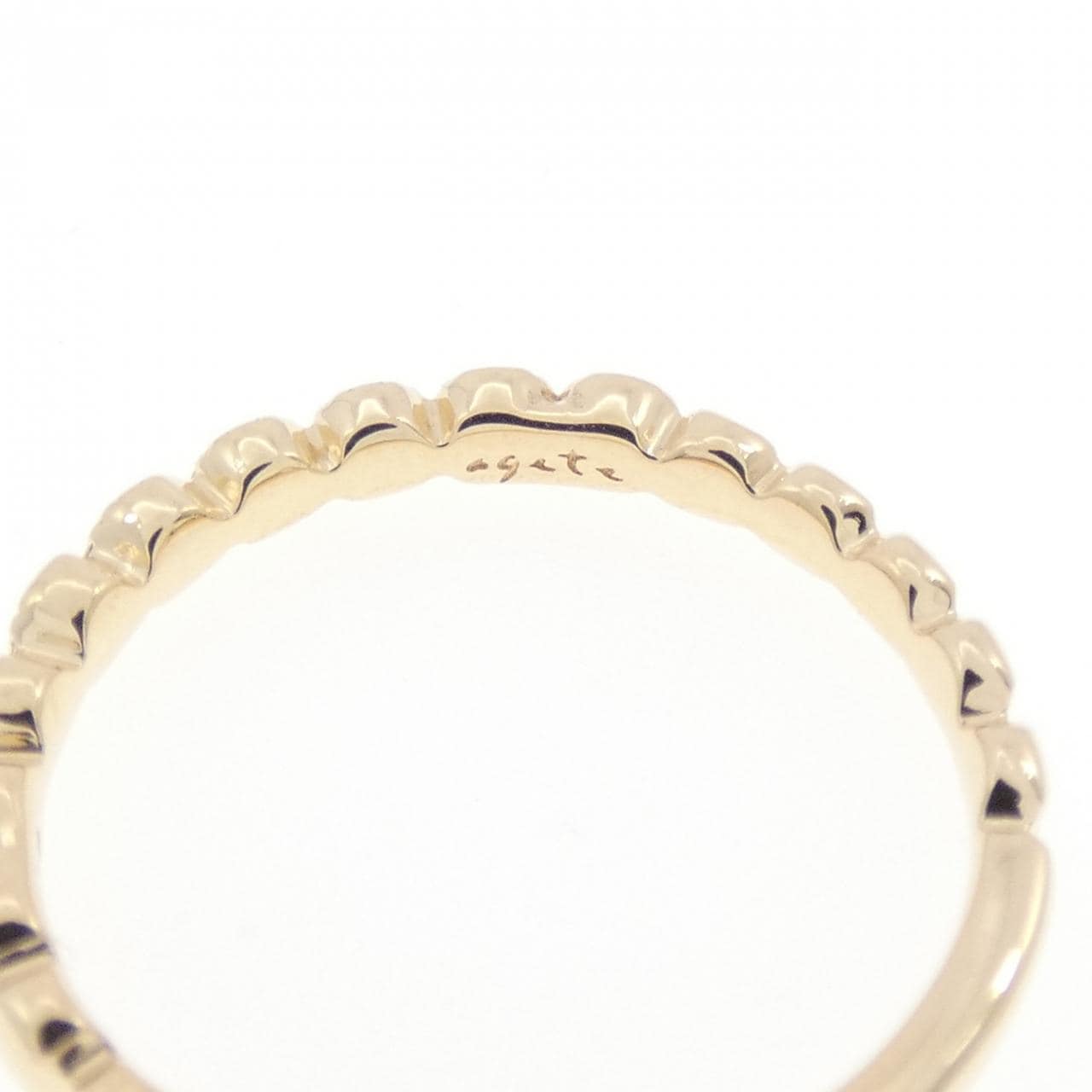 アガット ダイヤモンド リング 0.07CT