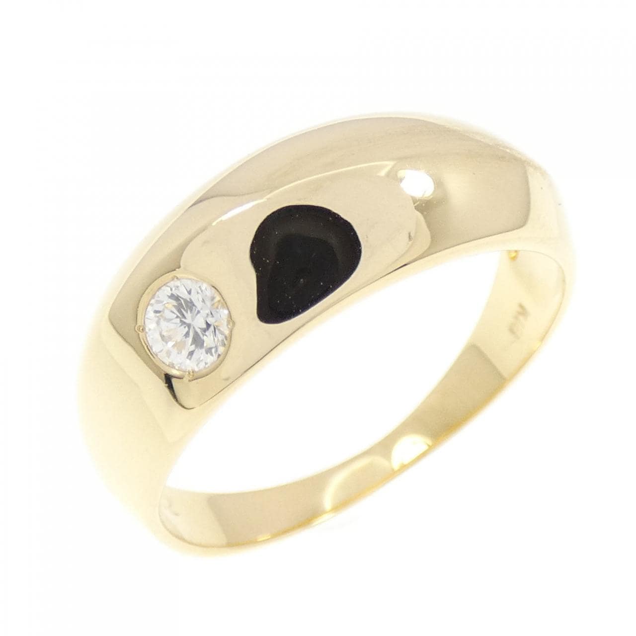 K18YG ダイヤモンド リング 0.12CT