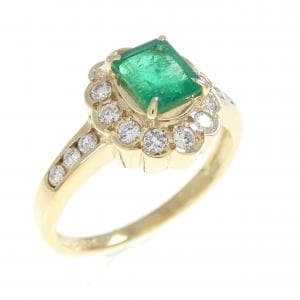 K18YG エメラルド リング 0.51CT