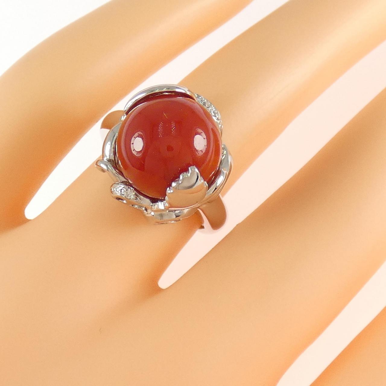 PT900 サンゴ リング 11.6mm