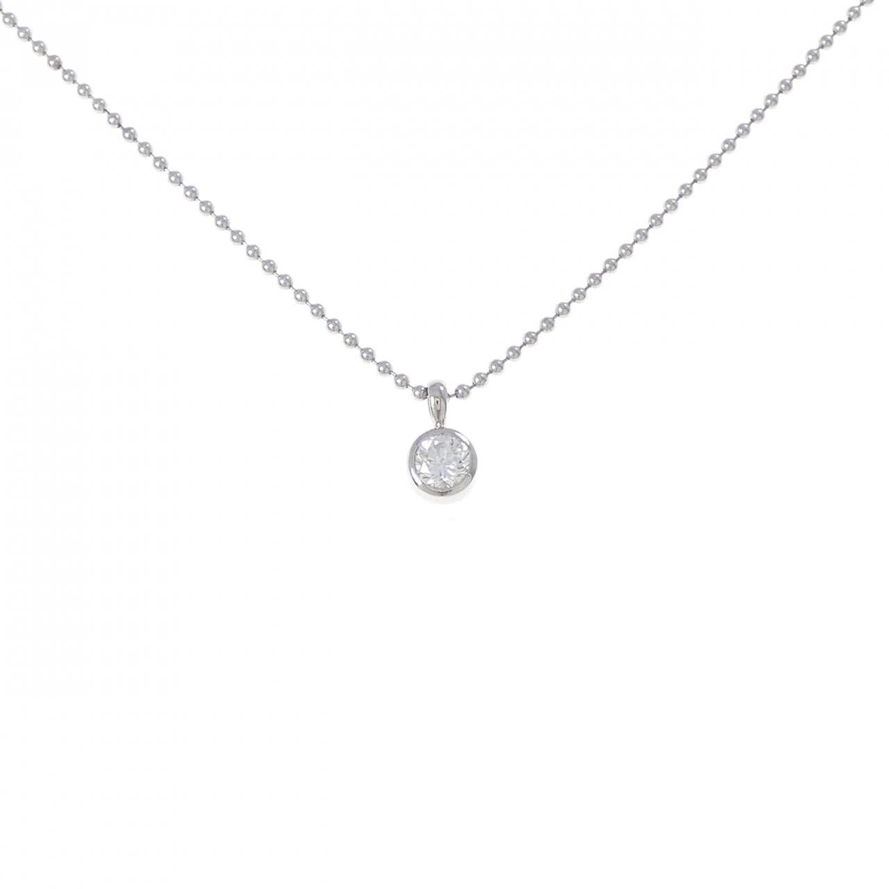 PT900 solitaire Diamond necklace 0.29CT
