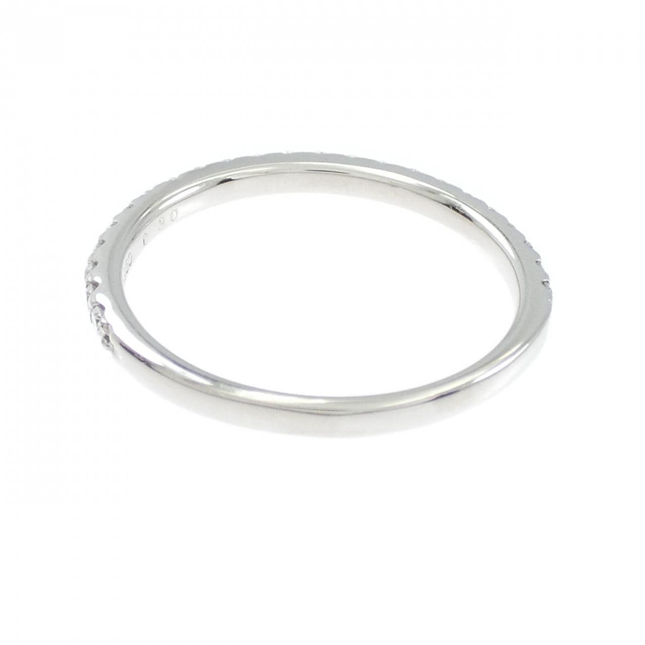 PT950 ハーフエタニティ ダイヤモンド リング 0.30CT