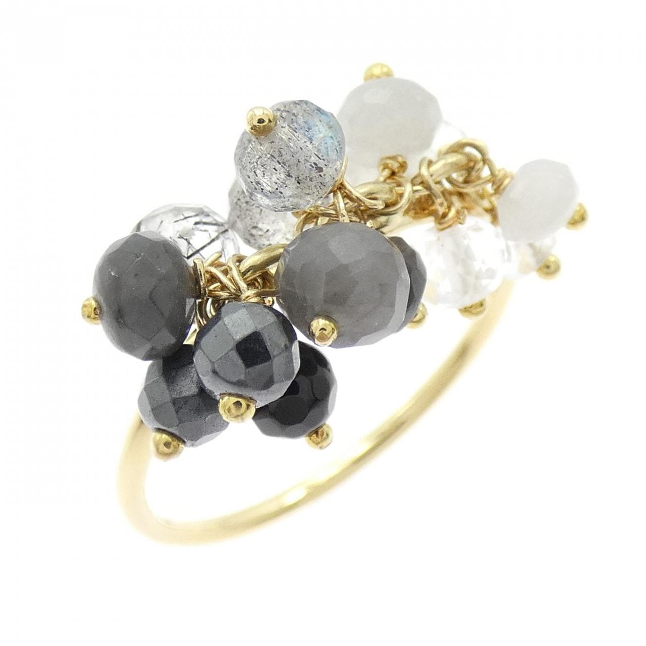 K18YG カラーストーン リング