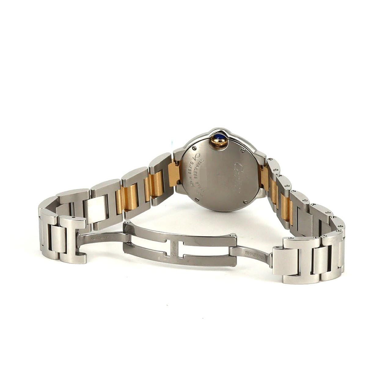 カルティエ バロンブルーSM コンビ W69007Z3/W2BB0010 SSxYG クォーツ