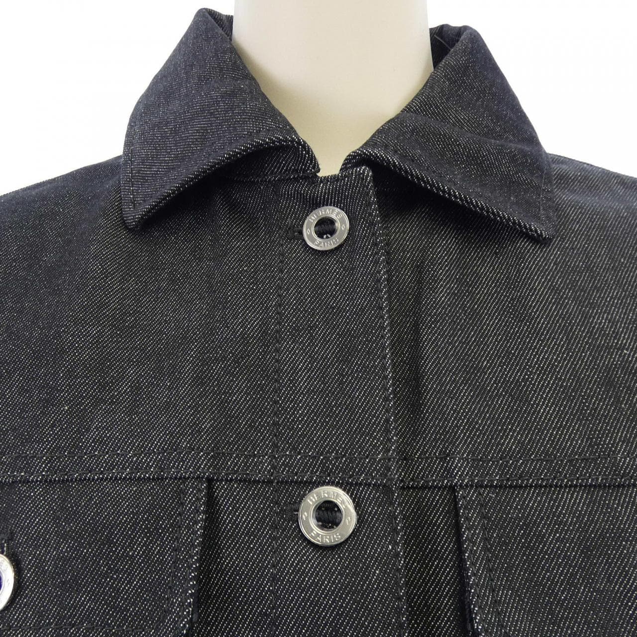 エルメス HERMES クルードセル　CLOU DE SELLE 5H0258DI デニムジャケット