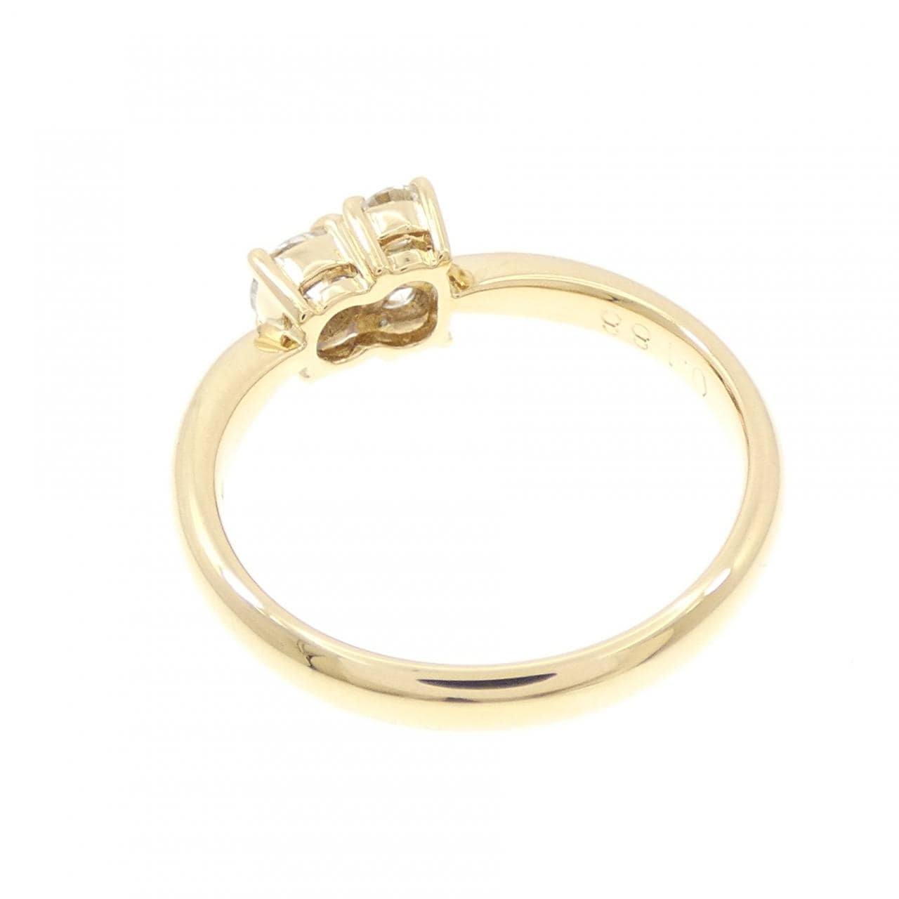 K18YG ダイヤモンド リング 0.240CT