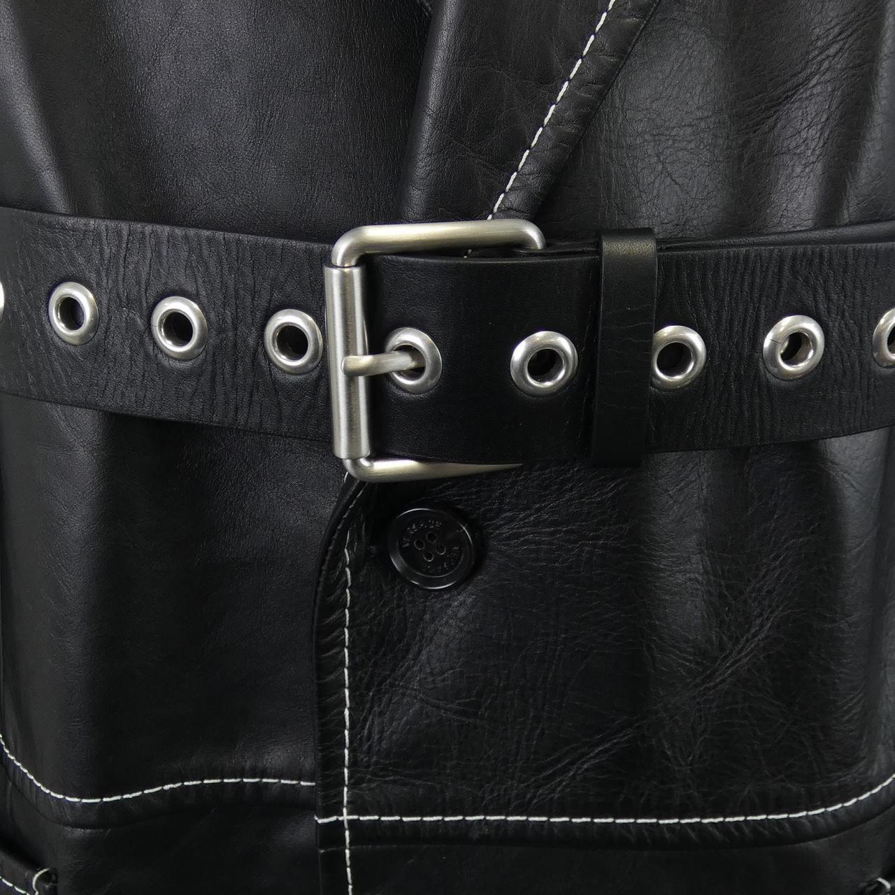 ヴェルサーチェ VERSACE A85136 レザージャケット