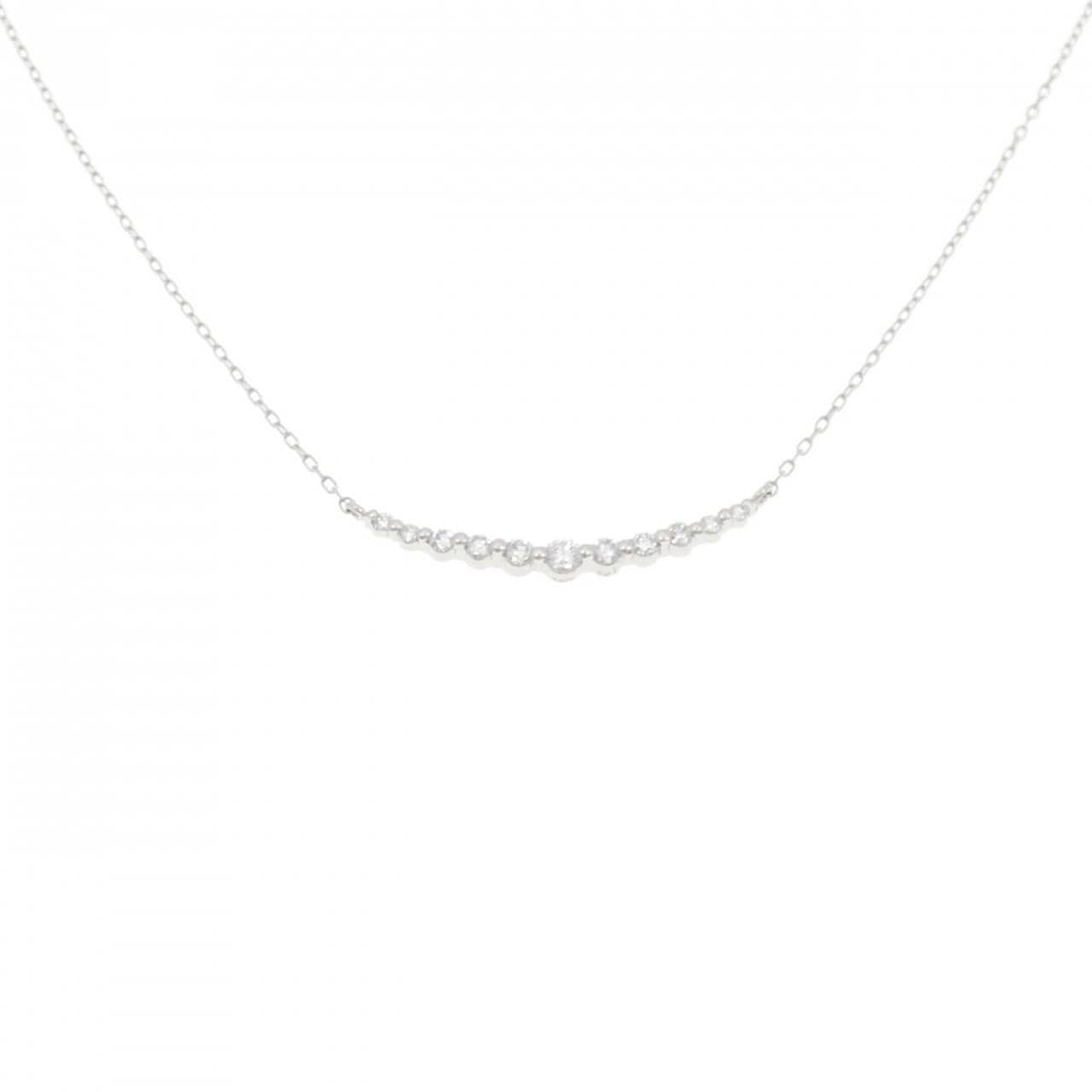 PT900/PT850 ダイヤモンド ネックレス 0.30CT