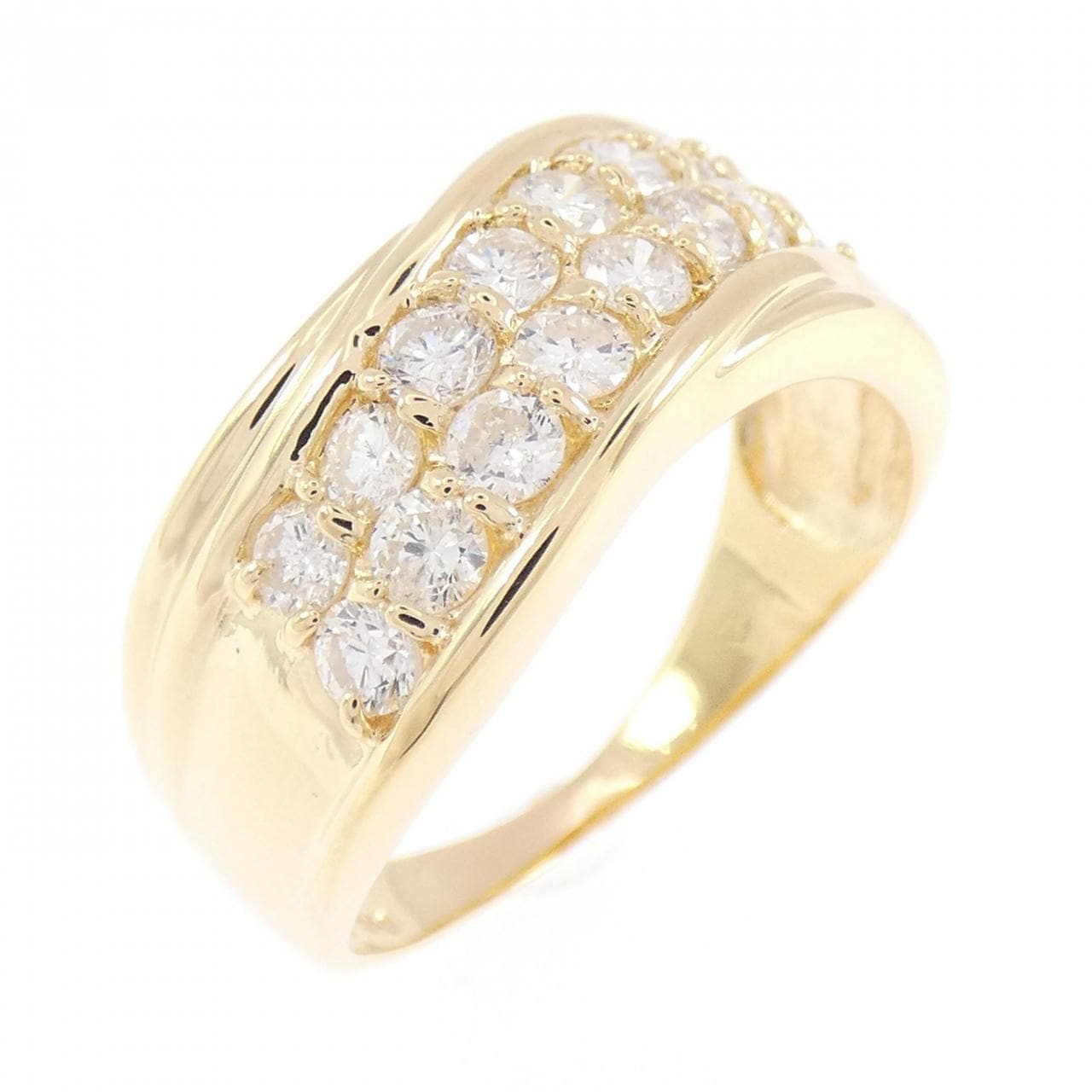 K18YG ダイヤモンド リング 1.02CT