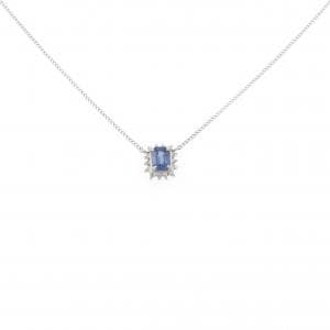 PT850 サファイヤ ネックレス 0.46CT