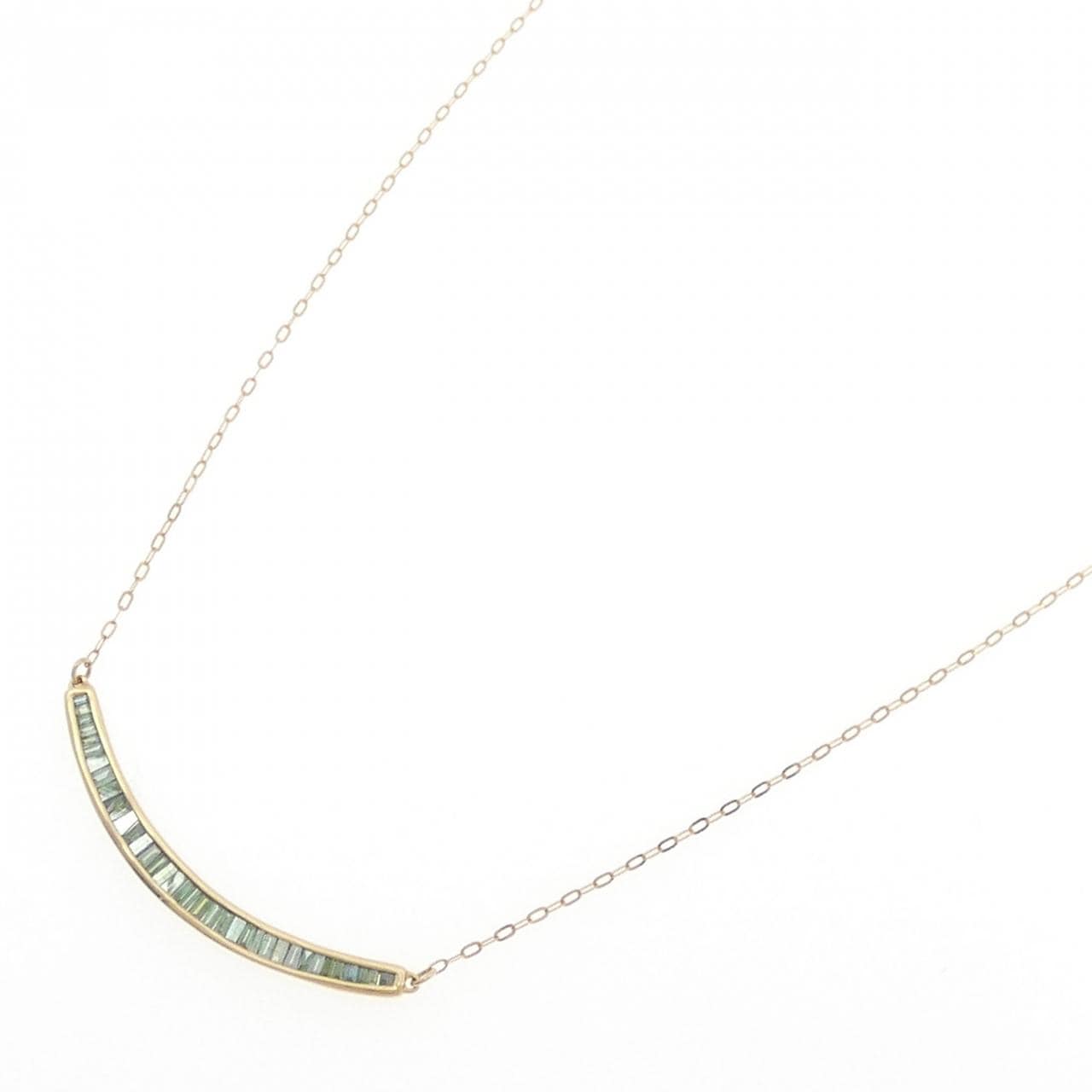 K18YG ダイヤモンド ネックレス 0.35CT