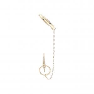 ヒロタカ ムガル ピアス イヤーカフ 0.04CT 片耳