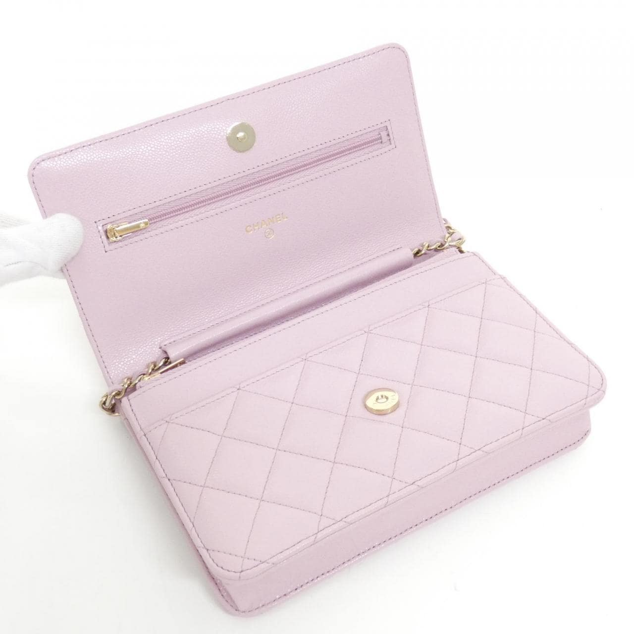 [Unused items] CHANEL Timeless Classic Line AP0250 Chain Wallet