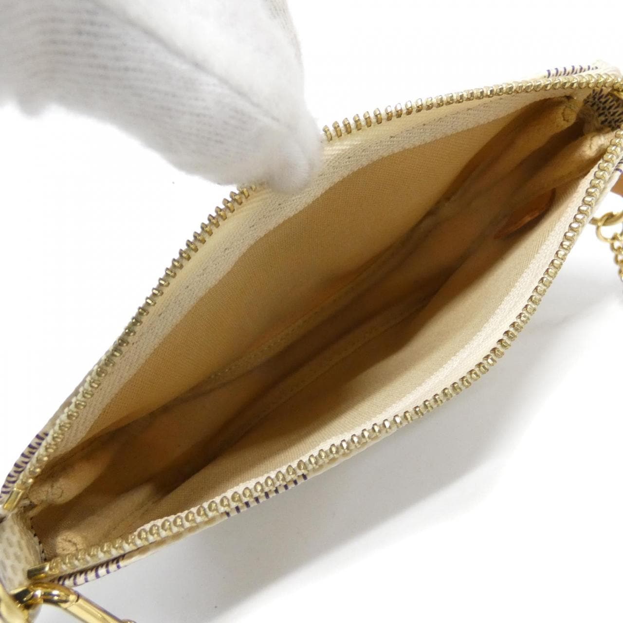 LOUIS VUITTON Damier Azur Mini Pochette Accessoire N58010 Accessory Pouch