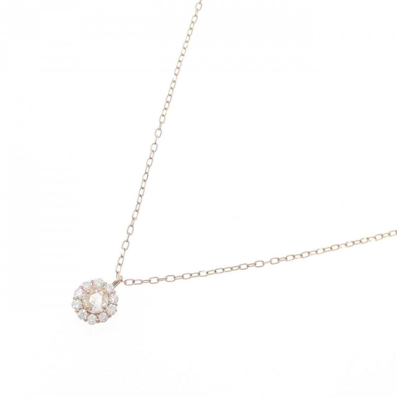 K18PG ダイヤモンド ネックレス 0.11CT