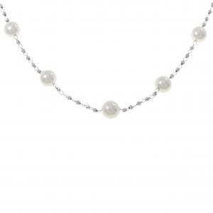 K18WG アコヤパール ネックレス