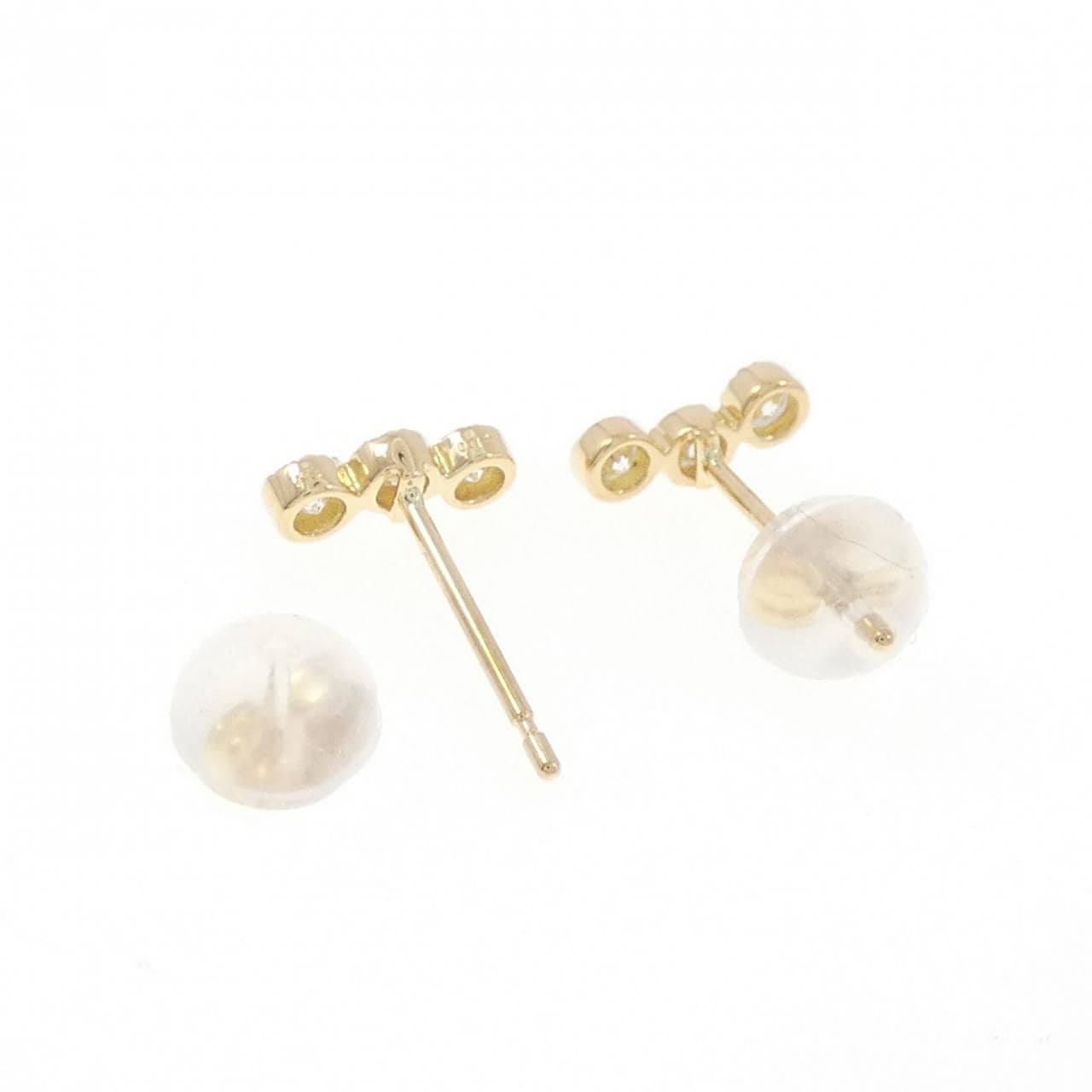 【リメイク】K18YG ダイヤモンド ピアス 0.20CT