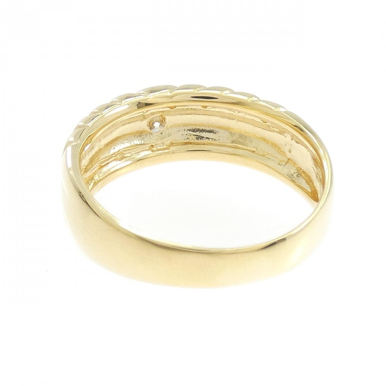 【新品】K18YG ダイヤモンド リング 0.10CT
