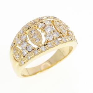 K18YG ダイヤモンド リング 0.71CT