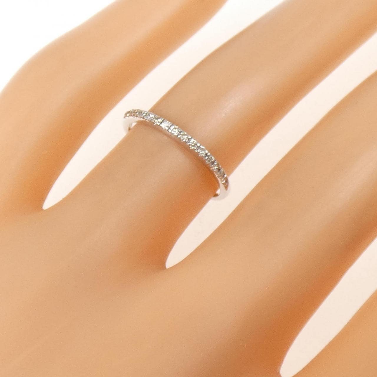 K10WG ダイヤモンド リング 0.10CT