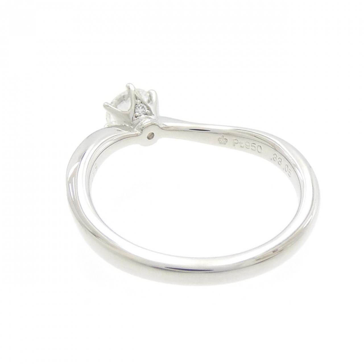ロイヤル アッシャー ダイヤモンド リング 0.33CT