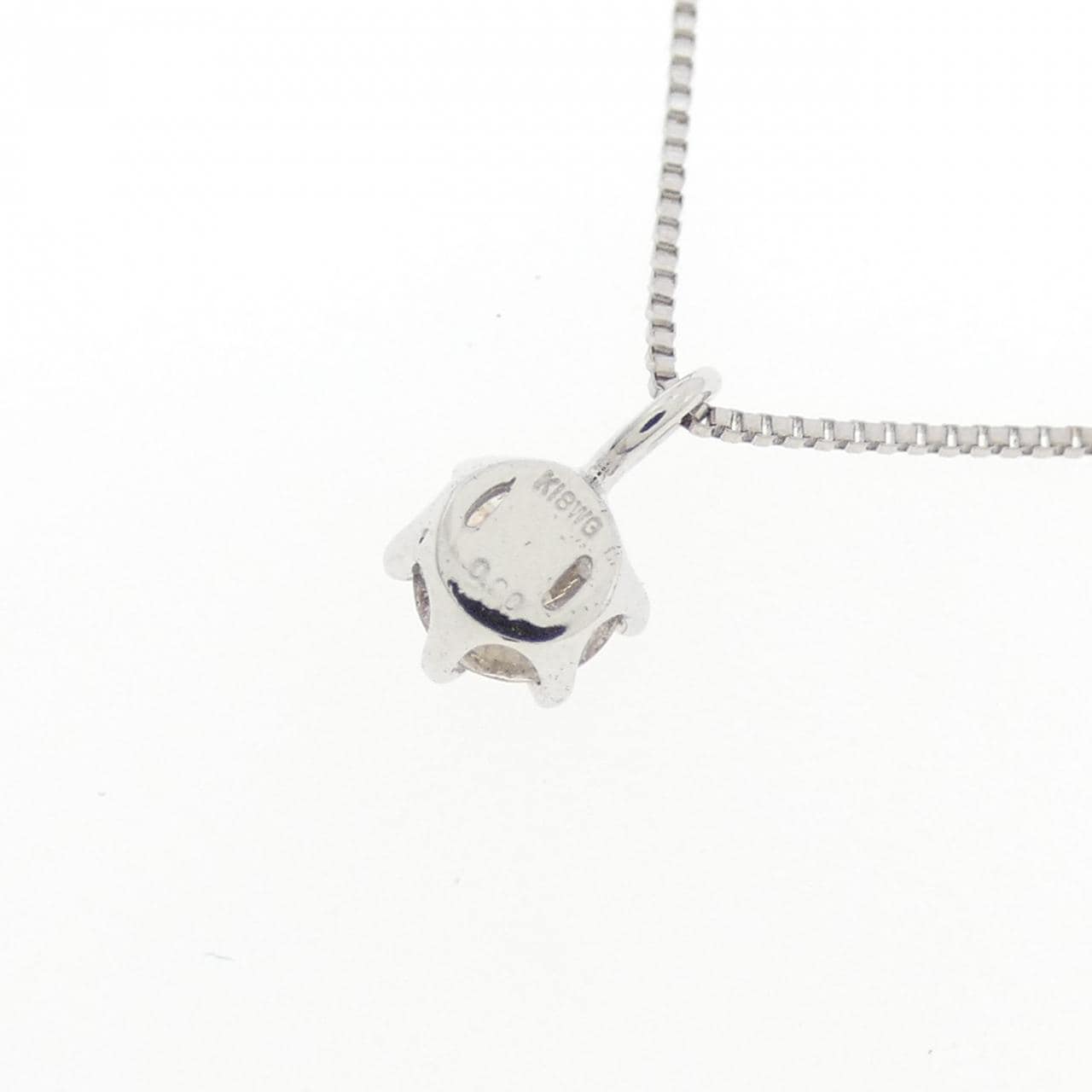 K18WG ダイヤモンド ネックレス 0.20CT