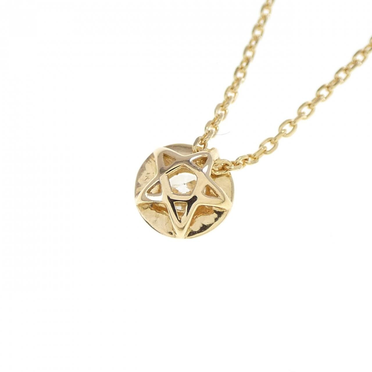 K18YG ダイヤモンド ネックレス 0.120CT