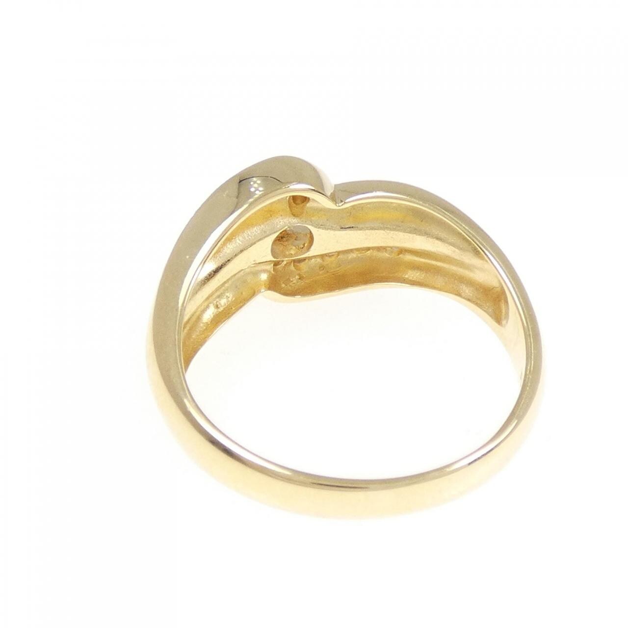 K18YG ダイヤモンド リング 0.09CT