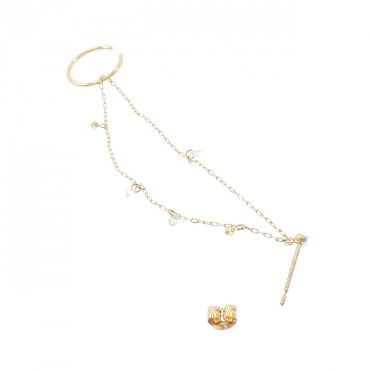アーカー ビンドゥサリー ピアス 0.10CT 片耳