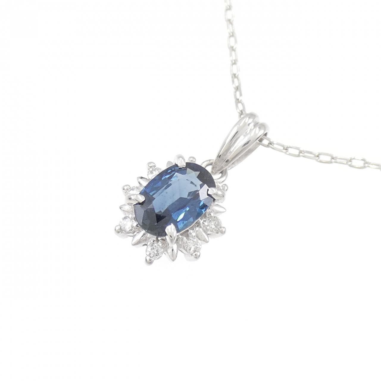 PT蓝宝石项链0.72CT