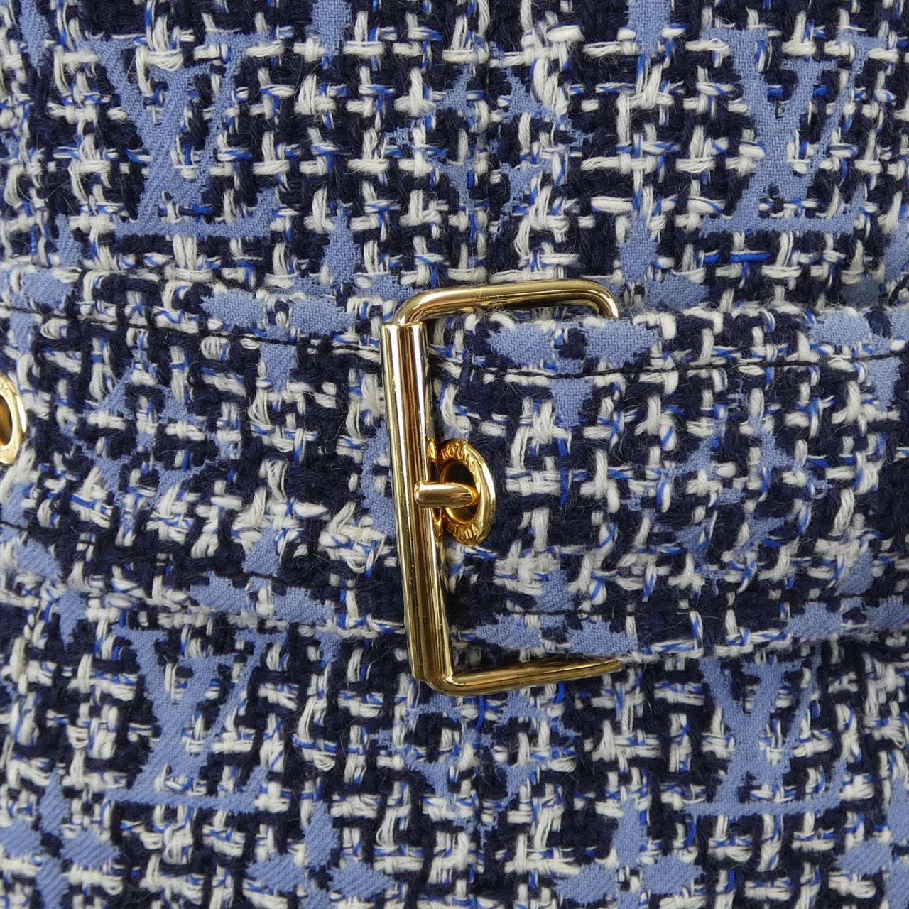 ルイヴィトン LOUIS VUITTON モノグラムツイードスケーター FMDR29JM8 ワンピース