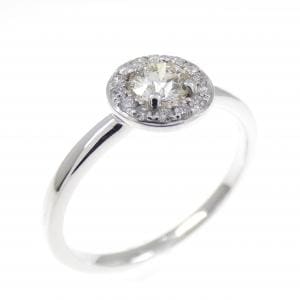 【新品】K18WG ダイヤモンド リング 0.23CT