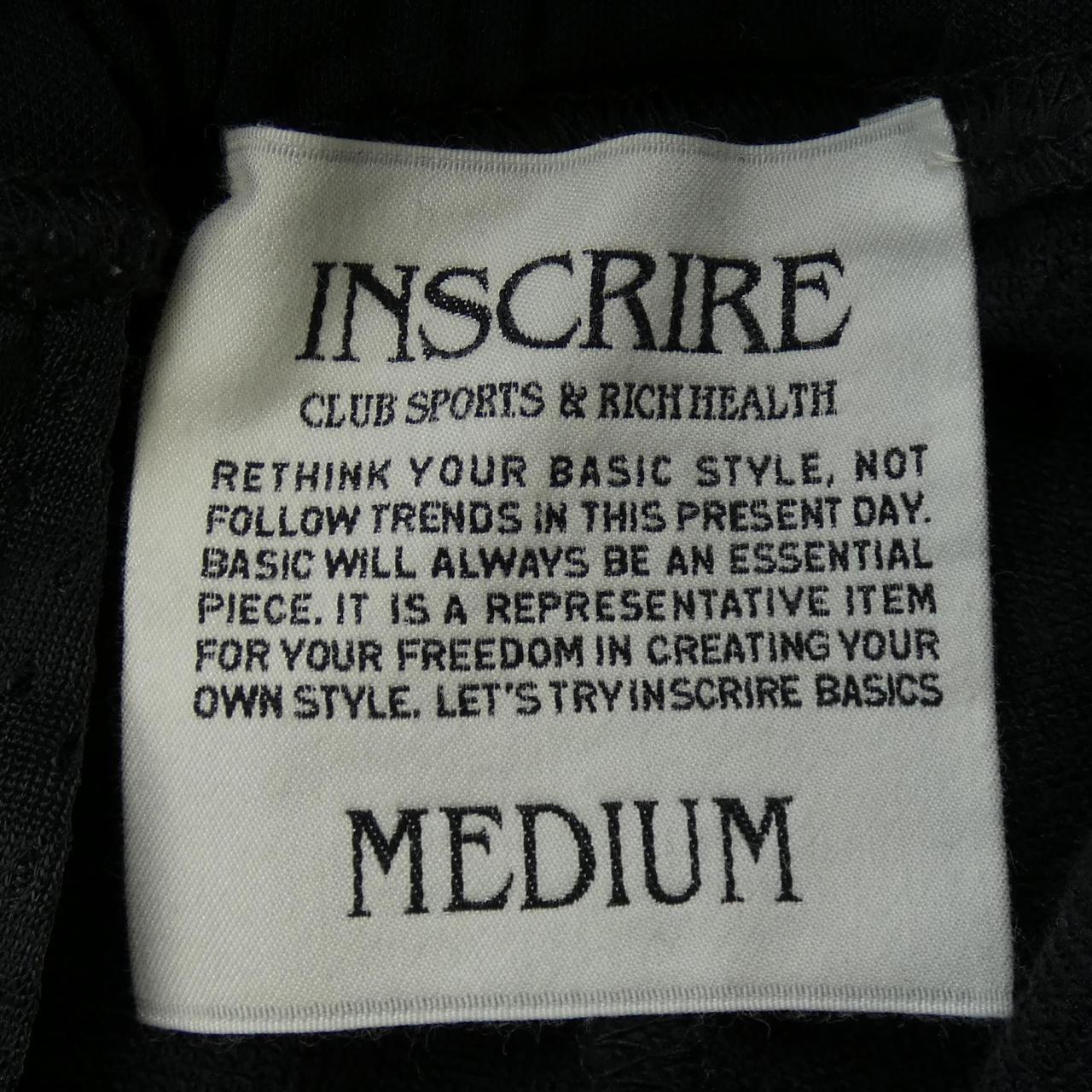 アンスクリア INSCRIRE パンツ