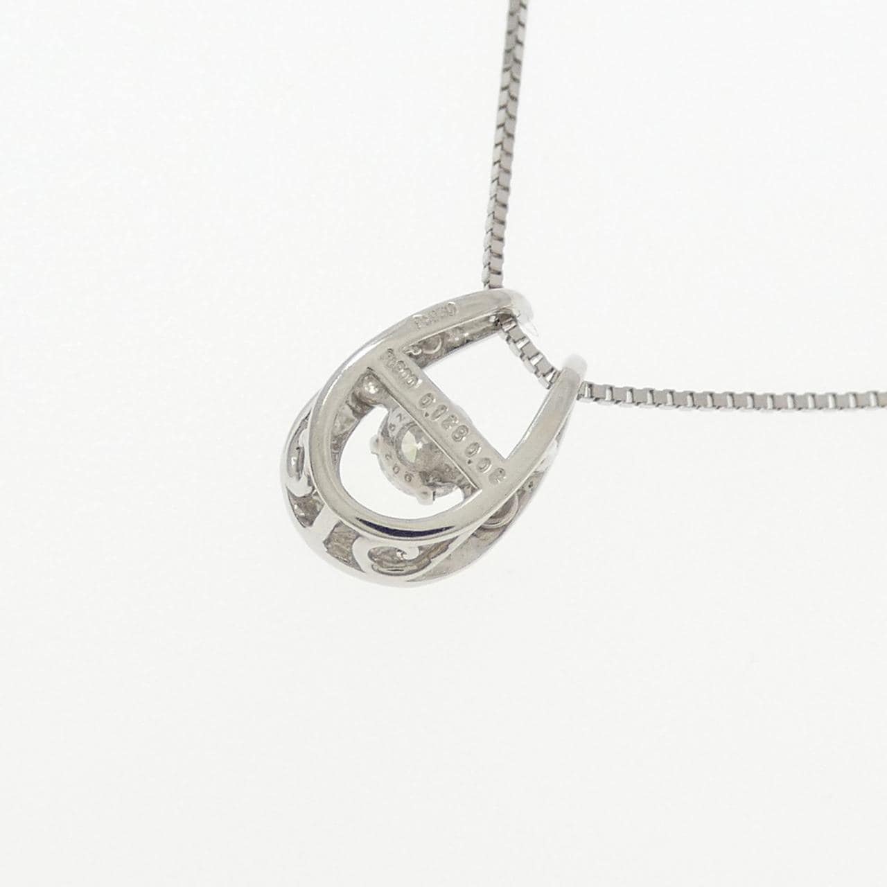 PT950/PT900/PT850 ダイヤモンド ネックレス 0.128CT