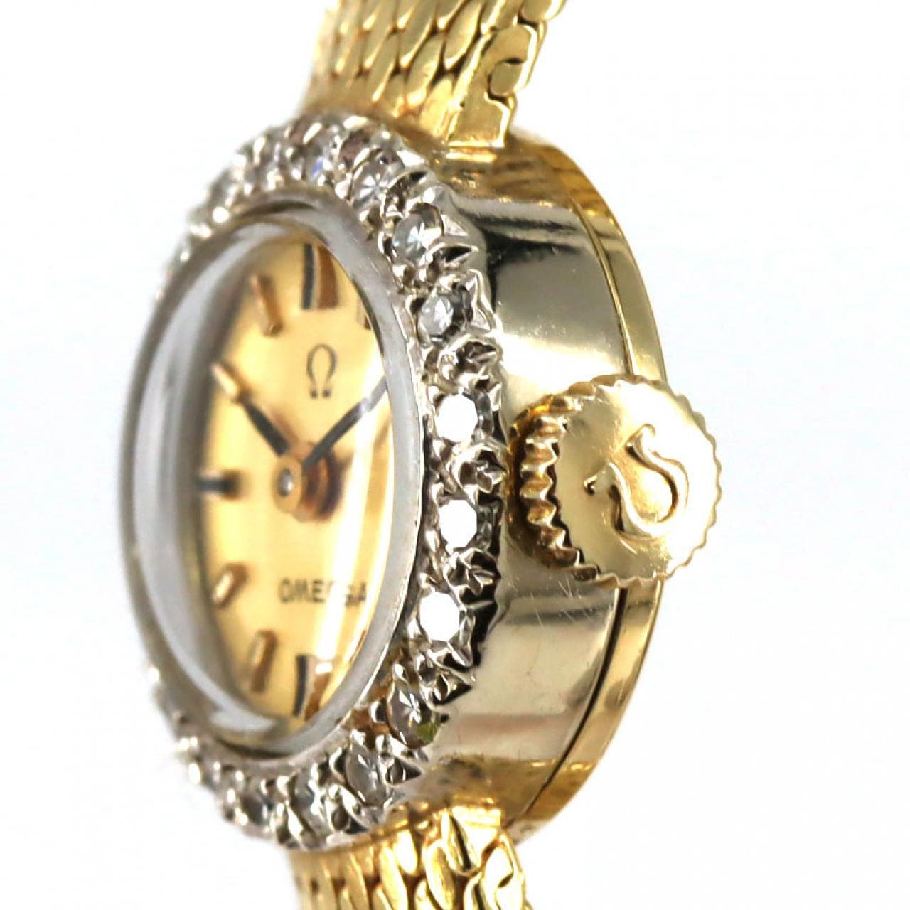 オメガ ラウンドケース YG/D YG 手巻