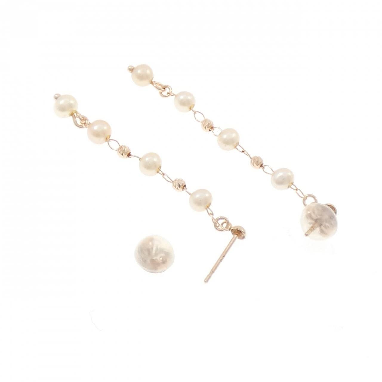 K10PG 淡水パール ピアス