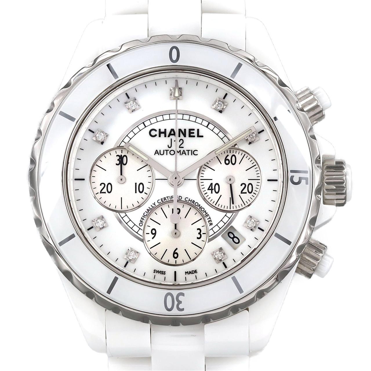 CHANEL J12 chronograph ceramic 9P H2009 ceramic Automatic