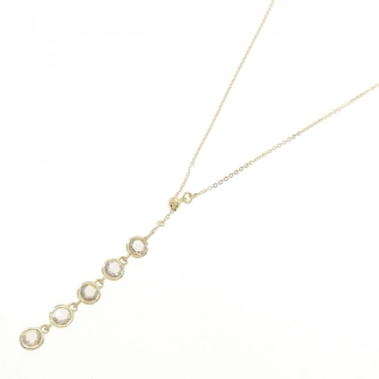 K18YG ダイヤモンド ネックレス 0.40CT
