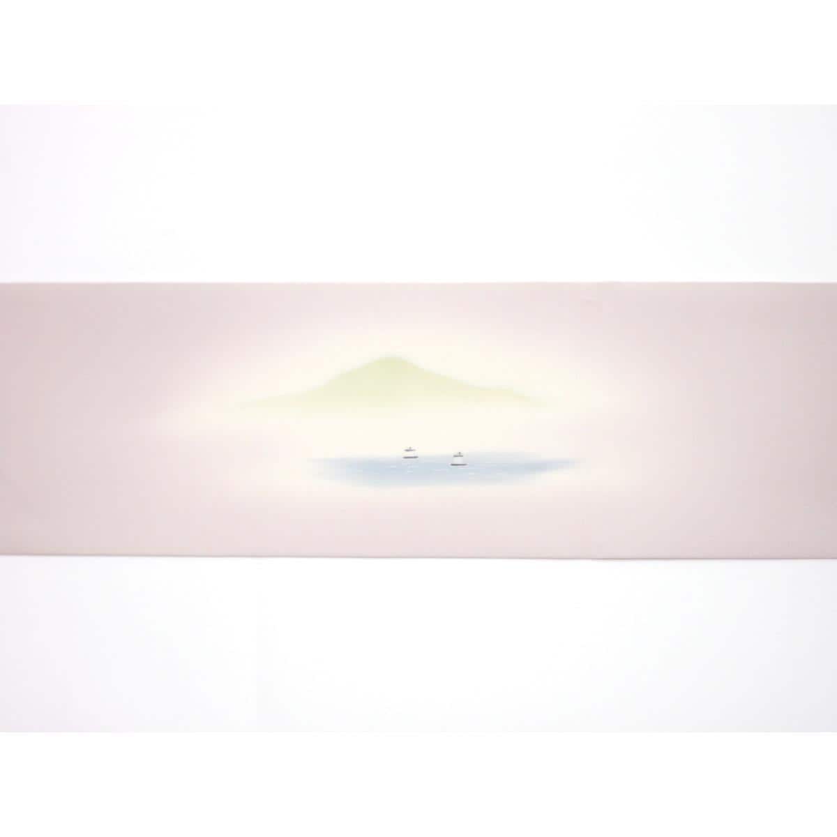 【未使用品】名古屋帯　二代目上野為二　塩瀬染帯