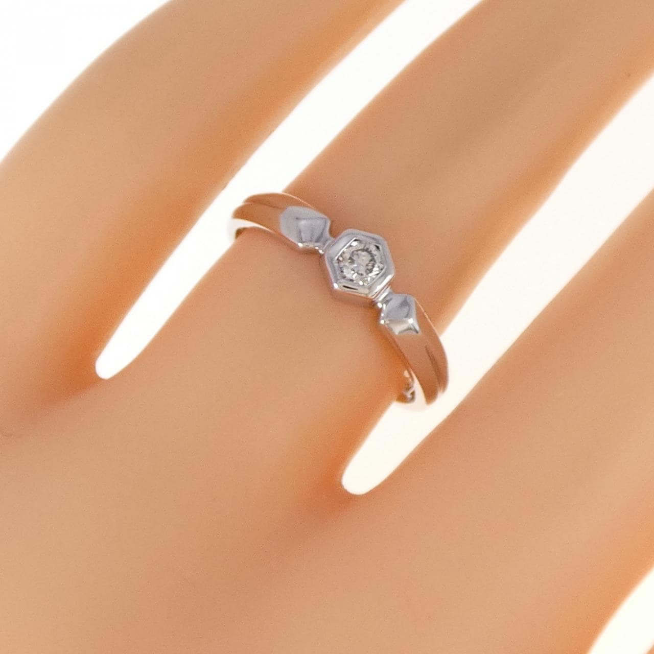 PT900 ダイヤモンド リング 0.10CT